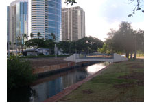 Micro tunneling under Ala Moana Blvd.